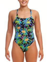 Funkita BF Paradise Please Kadın Antrenman Mayo, Kalın Askılı