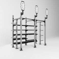 GYMHOLIX® 6 Bacak 3 İstasyon Hybrid Wall Ball & Storage Station Depolama ve Top Hedef İstasyonu (FGXH003)