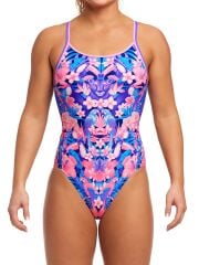Funkita DB Jingle Jungle Kadın Antrenman Mayo, Elmas Sırt