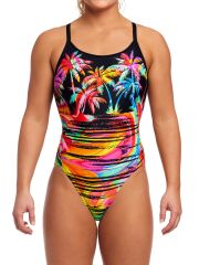 Funkita DB Sunset City Kadın Antrenman Mayo, Elmas Sırt