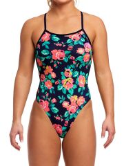 Funkita TMT Full Bloom Kadın Antrenman Mayo, Sırt Bağlamalı