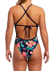 Funkita TMT Full Bloom Kadın Antrenman Mayo, Sırt Bağlamalı