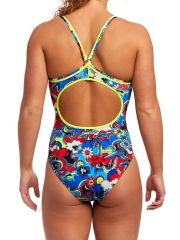 Funkita DB Happy Jack Kadın Antrenman Mayo, Elmas Sırt