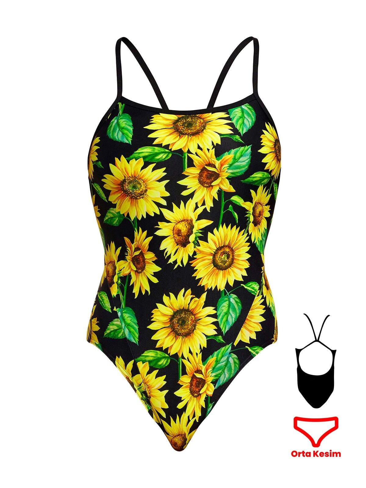 Funkita SS Sunny Kadın Antrenman Mayo, İnce Askılı