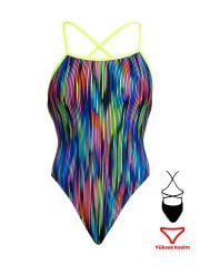 Funkita STP Rain Down Kadın Antrenman Mayo, Çift Çapraz Sırt