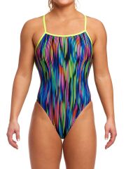Funkita STP Rain Down Kadın Antrenman Mayo, Çift Çapraz Sırt
