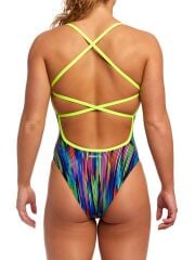Funkita STP Rain Down Kadın Antrenman Mayo, Çift Çapraz Sırt