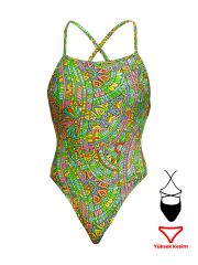 Funkita STP Minty Mixer Kadın Antrenman Mayo, Çift Çapraz Sırt