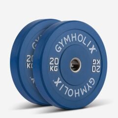 GYMHOLIX® Renkli Bumper Plaka – Olimpik 50 mm CrossFit & Weightlifting Plate 20 KG Plaka Çift