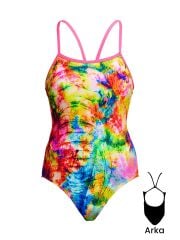 Funkita SS Out Trumped Kadın Antrenman Mayo, İnce Askılı