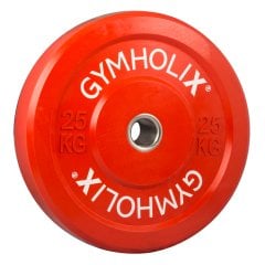 Gymholix Color Bumper Plaka (Renkli CrossFit Olimpik Kauçuk Plaka) 25 KG Plaka Çift