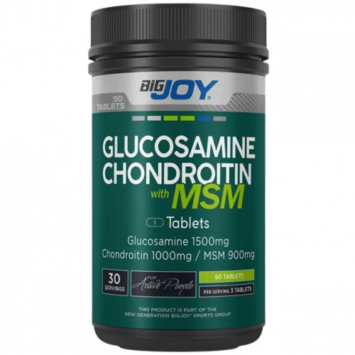 BigJoy Sports Glucosamine Chondroitin MSM 90 Tablet