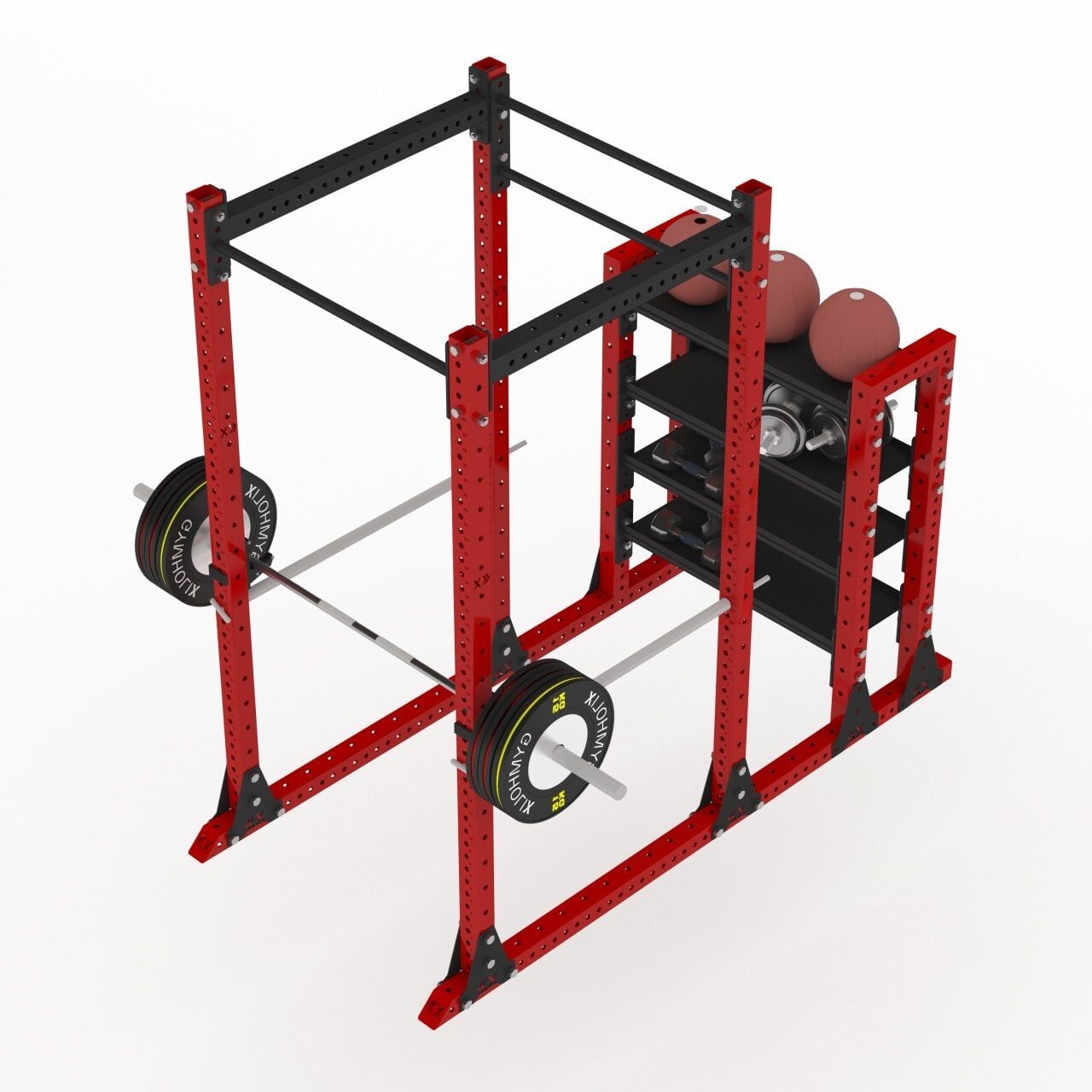 GYMHOLIX® Kafes Elite Cage Rack Depo | Profesyonel Power Rack