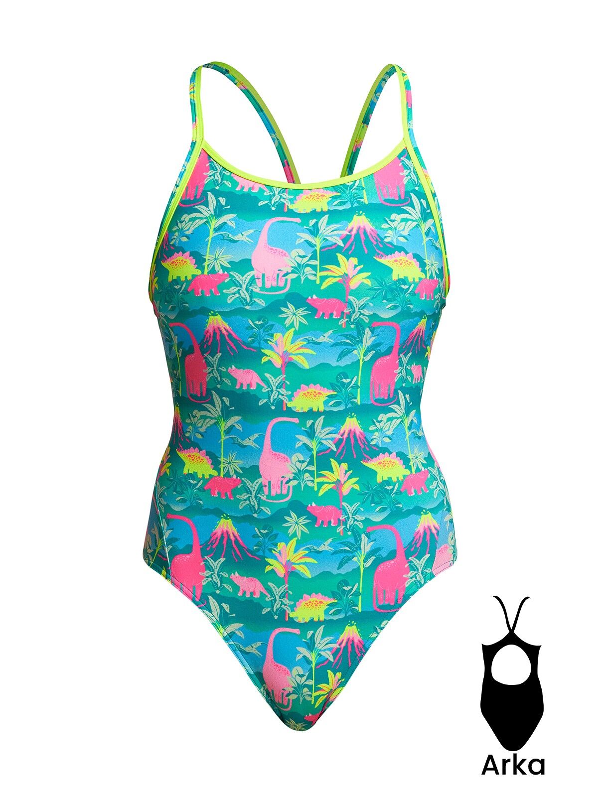 Funkita DB Prehistoric Party Kadın Antrenman Mayo