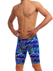 Funky Trunks JAM Broken Hearts Erkek Antrenman Mayo, Dizboyu Jammer