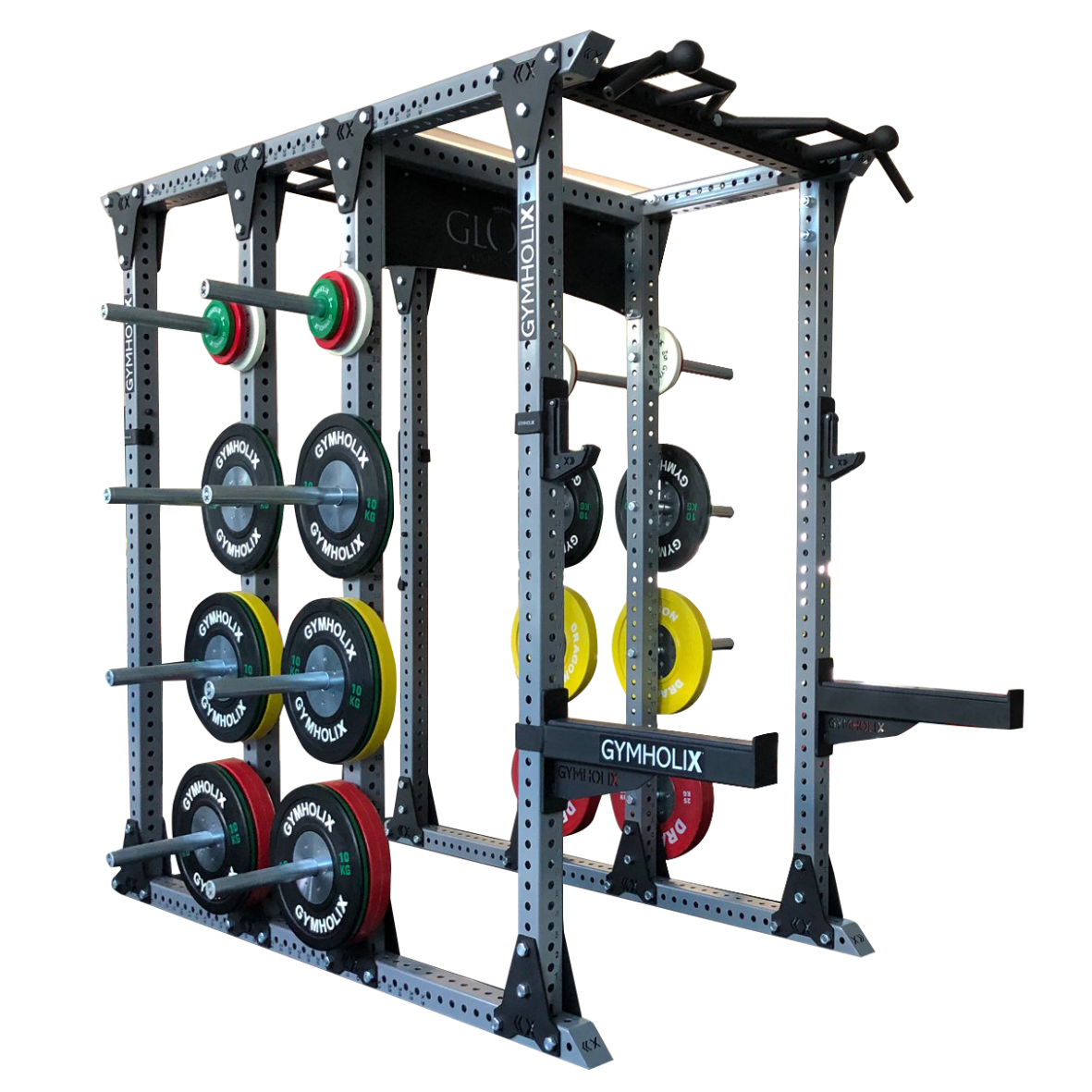 GYMHOLIX® Kafes Duo | Çift İstasyonlu Power Cage Sistemi
