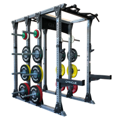 GYMHOLIX® Kafes Duo | Çift İstasyonlu Power Cage Sistemi