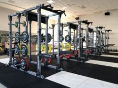 GYMHOLIX® Kafes Duo | Çift İstasyonlu Power Cage Sistemi