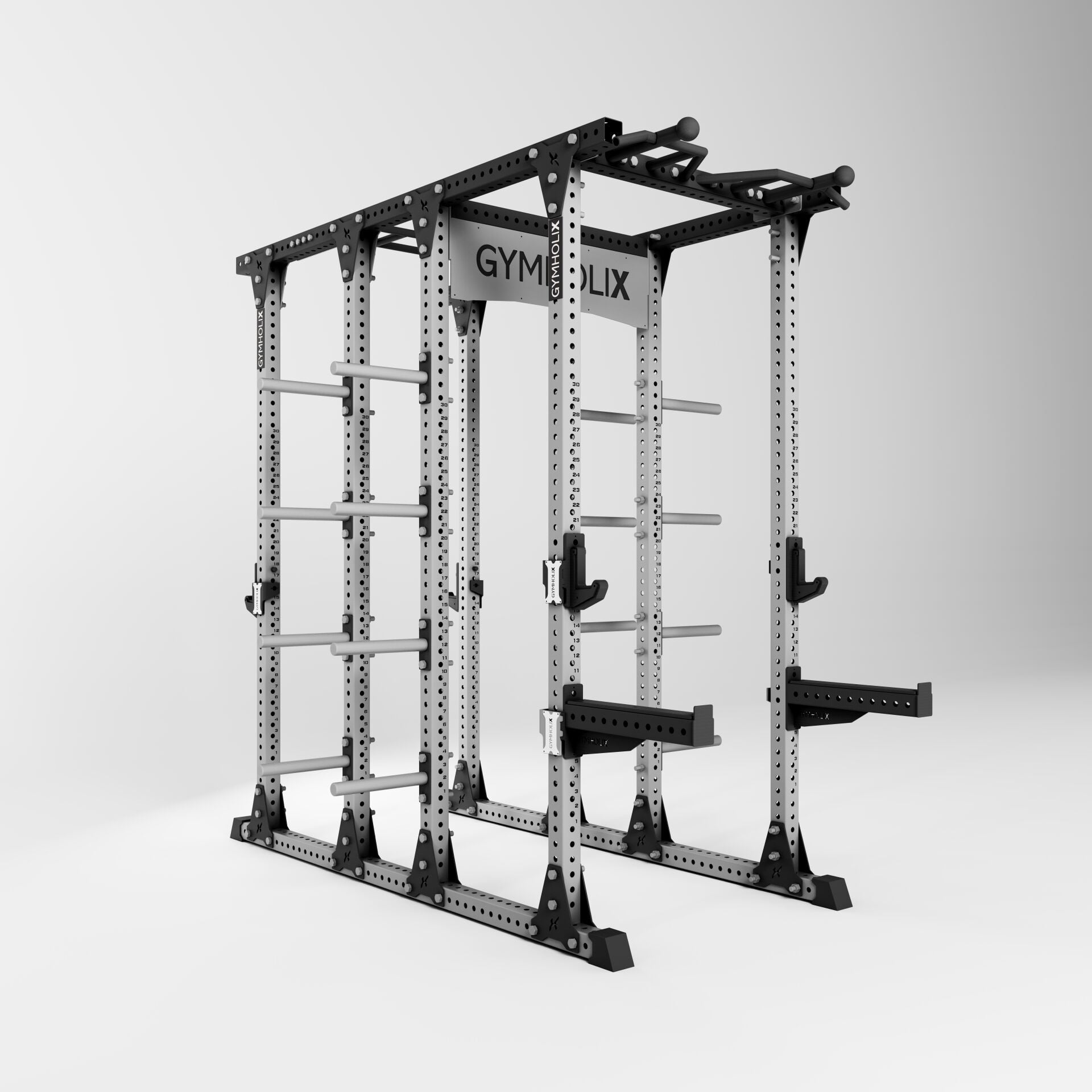 GYMHOLIX® Kafes Duo | Çift İstasyonlu Power Cage Sistemi (FGX0098)