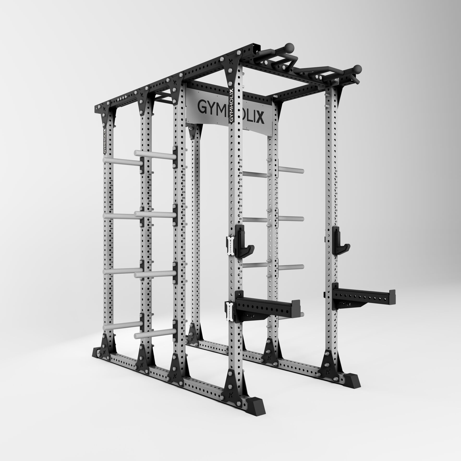 GYMHOLIX® Kafes Duo | Çift İstasyonlu Power Cage Sistemi (FGX0098)