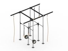 GYMHOLIX® 2 Rack 6 Bacak Orta Tip İstasyon (Rig) (GFWXC006)