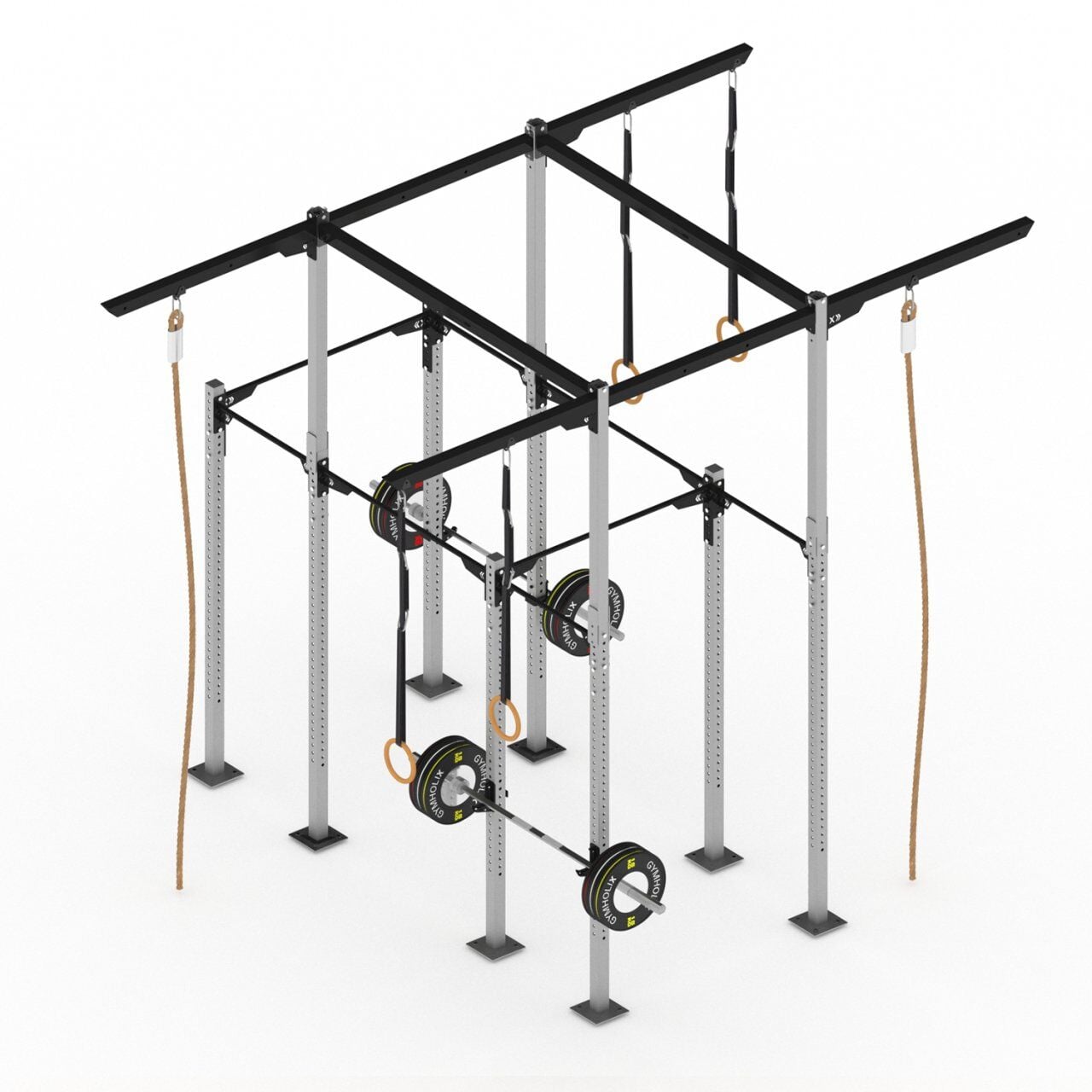 GYMHOLIX® 4 Rack 8 Bacak Orta Tip İstasyon (Rig) (FGXC008)