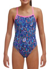 Funkita SS Spread My Wings Kız Çocuk Antrenman Mayo, İnce Askılı