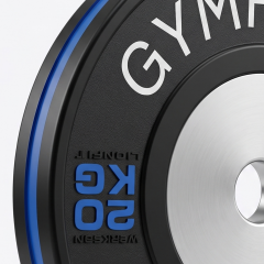 GYMHOLIX® Color Stripe Competition Bumper Plate | Profesyonel Müsabaka Olimpik Plaka (Çift) 20KG