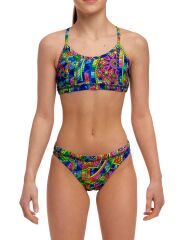 Funkita Spin The Bottle Bikini Takımı, Alt, Üst Takım Kız Çocuk Bikini