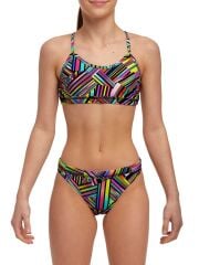 Funkita Strip Straps Bikini Takımı, Alt, Üst Takım Kız Çocuk Bikini