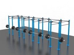 GYMHOLIX® 8 Rack 16 Bacak Orta Tip İstasyon (Rig) (GFWXC016)