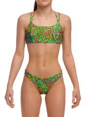 Funkita Minty Mixer Bikini Takımı, Alt, Üst Takım Kız Çocuk Bikini