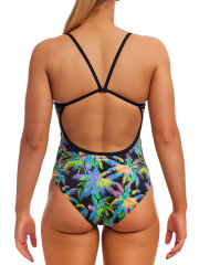 Funkita SS Paradise Please Kadın Antrenman Mayo, İnce Askılı