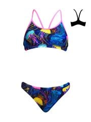 Funkita Schwimma Stinga Bikini Takımı, Alt, Üst Takım Kız Çocuk Bikini