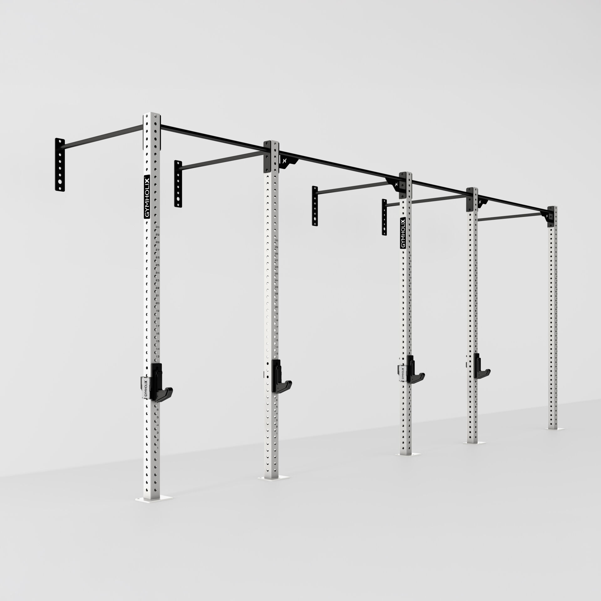 GYMHOLIX® 2 Rack 5 Bacak Duvar Tip İstasyon (Rig) (FGXW005)