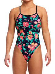 Funkita TMT Full Bloom Kadın Antrenman Mayo, Sırt Bağlamalı