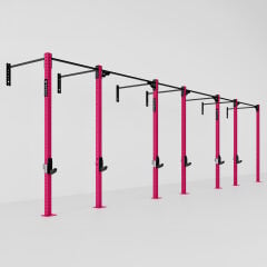 GYMHOLIX® 3 Rack 7 Bacak Duvar Tip İstasyon (Rig) (FGXW007)
