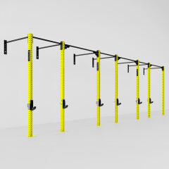 GYMHOLIX® 3 Rack 7 Bacak Duvar Tip İstasyon (Rig) (FGXW007)