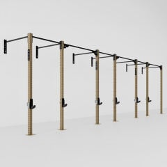 GYMHOLIX® 3 Rack 7 Bacak Duvar Tip İstasyon (Rig) (FGXW007)