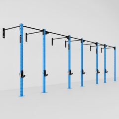 GYMHOLIX® 3 Rack 7 Bacak Duvar Tip İstasyon (Rig) (FGXW007)