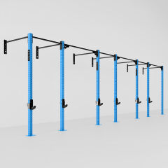 GYMHOLIX® 3 Rack 7 Bacak Duvar Tip İstasyon (Rig) (FGXW007)