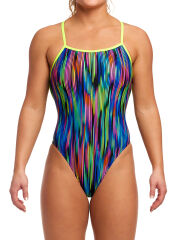 Funkita STP Rain Down Kadın Antrenman Mayo, Çift Çapraz Sırt
