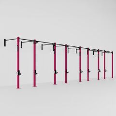 GYMHOLIX® 4 Rack 9 Bacak Duvar Tip İstasyon (Rig) (FGXW009)