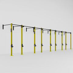 GYMHOLIX® 4 Rack 9 Bacak Duvar Tip İstasyon (Rig) (FGXW009)