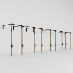 GYMHOLIX® 4 Rack 9 Bacak Duvar Tip İstasyon (Rig) (FGXW009)