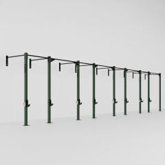 GYMHOLIX® 4 Rack 9 Bacak Duvar Tip İstasyon (Rig) (FGXW009)