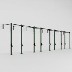 GYMHOLIX® 4 Rack 9 Bacak Duvar Tip İstasyon (Rig) (FGXW009)