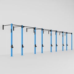 GYMHOLIX® 4 Rack 9 Bacak Duvar Tip İstasyon (Rig) (FGXW009)