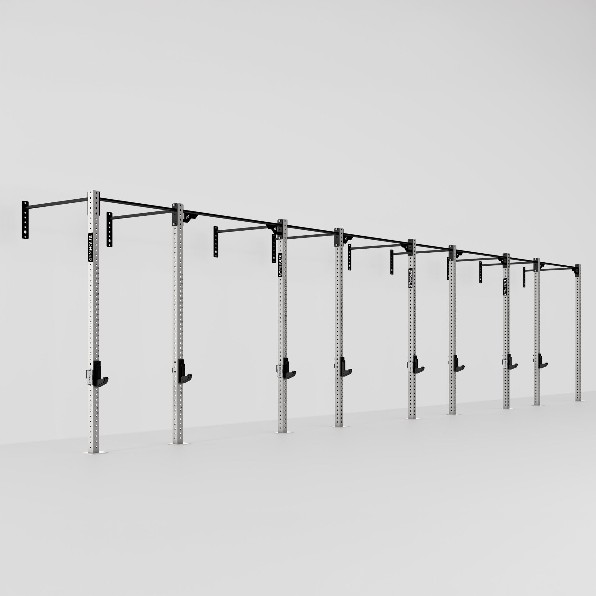 GYMHOLIX® 4 Rack 9 Bacak Duvar Tip İstasyon (Rig) (FGXW009)