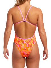Funkita SST Orange Crush Kadın Antrenman Mayo, Geniş Sırt İnce Askılı